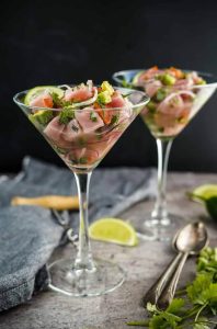 ceviche de atun