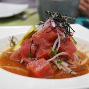 ceviche de atun rojo