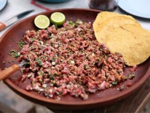 ceviche de carne de res peru