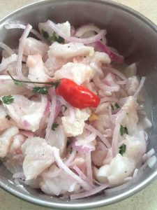 ceviche de congrio