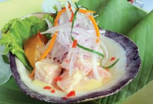 ceviche de doncella amazonica