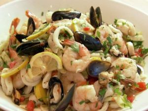 ceviche de mariscos peru