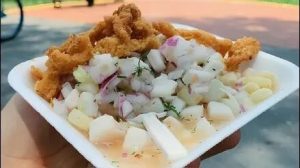 ceviche en carretilla