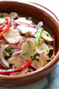 ceviches de champinones peru
