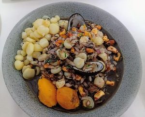 ingredientes de conchas negras