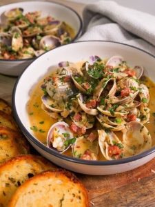 ingredientes del ceviche de almeja