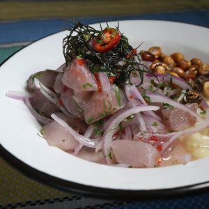 ingredientes del ceviche de bonito