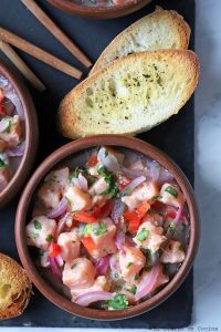 machas con salsa